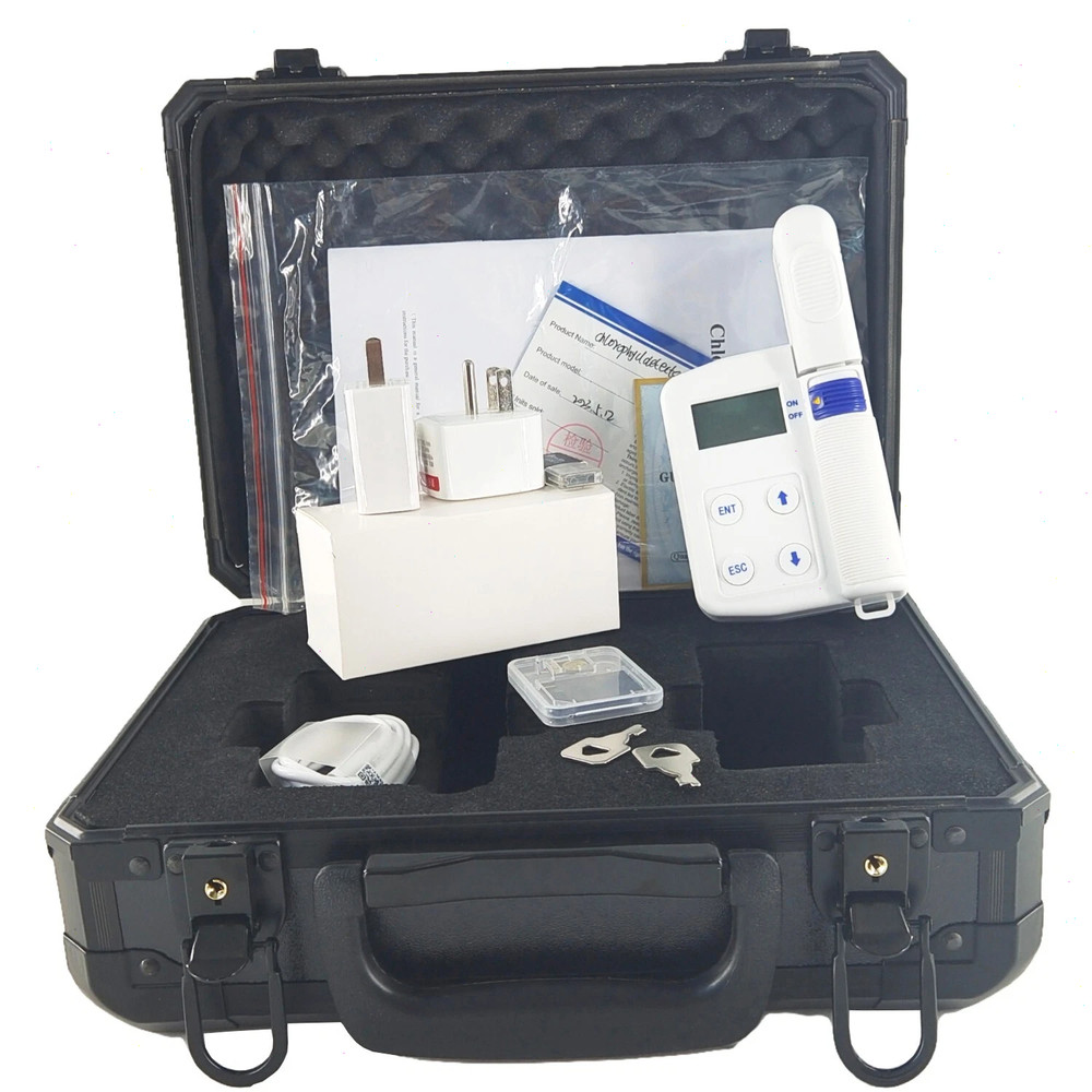 Plant Chlorophyll Meter with Chlorophyll Content Leaf Temp Test 16GB Capacity