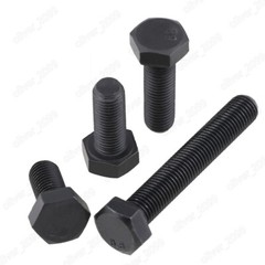 Fine Thread Black 8.8 Steel Hexagon Bolts Hex Head Screws M8 M10 M12