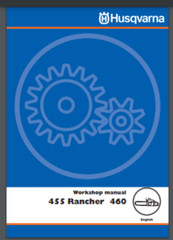 Husqvarna 455 , 460 Rancher Workshop Manual 40 pages