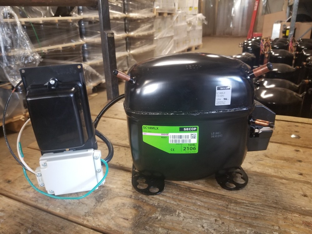SECOP DANFOSS SC18MLX 3/4HP 115V 1PH 60HZ R-404A REFRIGERATION COMPRESSOR