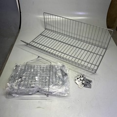 QUANTUM (5 SHELVES) Stacking Baskets Display W/ 30 Dividers 20″x16″ Gray 2036BC