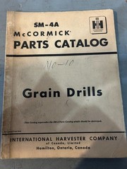 IH McCormick Parts Catalog SM-4 Grain Drills