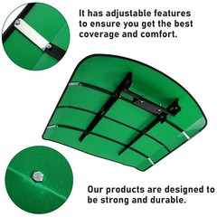 Green Tuff Top Tractor ROPS Canopy 52″ X 52″ For Tractor Mowers Umbrella