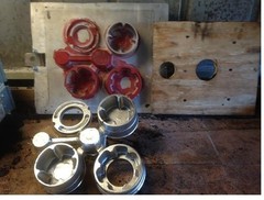 ALUMINUM INGOTS…….. 42+ lbs per box Casting alloy Near 356