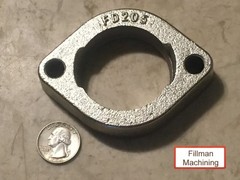 FD205 CAST HOUSING ONLY FOR 52MM SPHERICAL BEARING