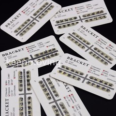 20 Pcs/Set Dental Bracket Braces Mini/Standard Roth/Edgewise/MBT 018/022 Hooks