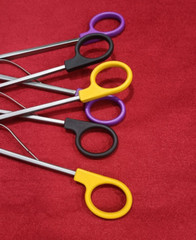 Reusable Open Surgery Hem-o-Lok Applier Purple/ Green/ Yellow (L/ML/XL) – 3 nos.