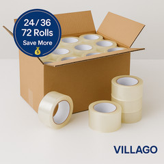 3″ x 110yd Clear Packing Tape 2.0 Mil – Box Sealing Shipping Tape | 24-72 Rolls