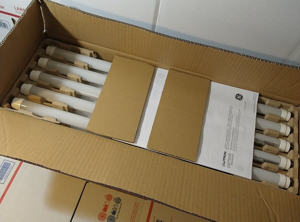20 PACK GE 36408 LEDT8/LC/G/2/835 2′ 3500K Lumen 24 inch Type C LED T8 Tube Bulb