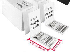 3000 Fanfold 4″x8″ Direct Thermal Label. Quality. Certified by UPS 4″X8″ Label