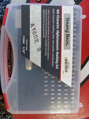 Pryor/Young Bros. 100 Character Marking Set 3/32″ 2.5mm