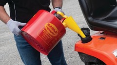 Eagle Yellow Poly Gas Can Funnel Spout Replacement for Metal Type Safety Cans