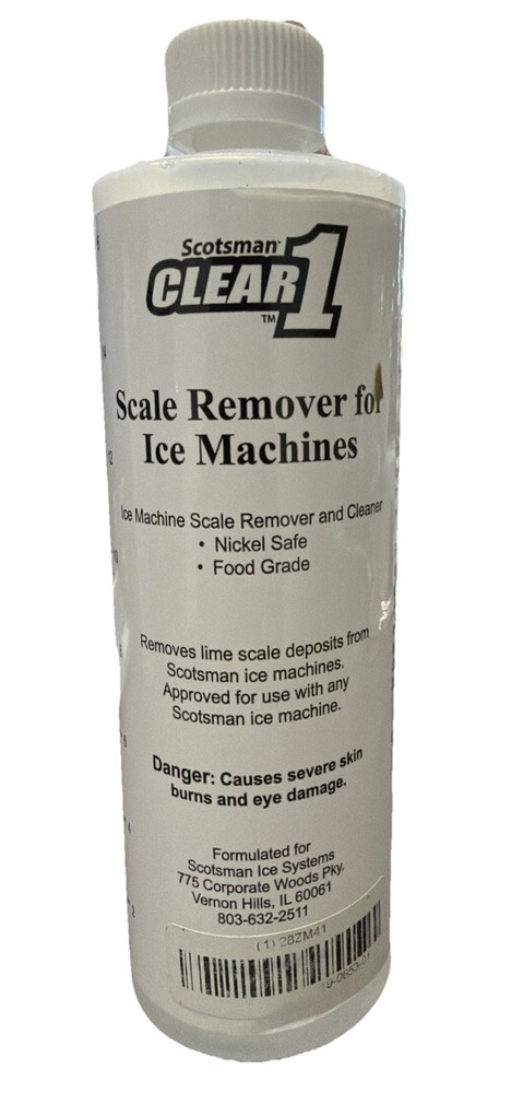 Scotsman Clear 1 Scale Remover & Cleaner for Ice Machines 19-0653-01 (16oz)