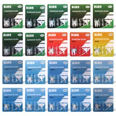 20 Boxes Dental Diamond Burs For High Speed Handpiece FG 1.6MM 20 Types 100pcs
