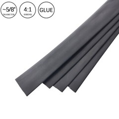 4:1 Heat Shrink Tubing Tube Black Glue Waterproof Dual Wall Wires Wrap