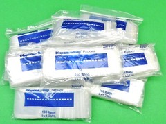 1000 Reloc Zippit Bags 2″ x 4″ Clear 2mil Reclosable Poly Baggies 1,000 Pcs 2×4