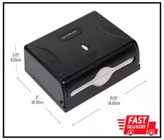 Wall Mount Black Paper Towel Tri-Fold Towel Dispenser