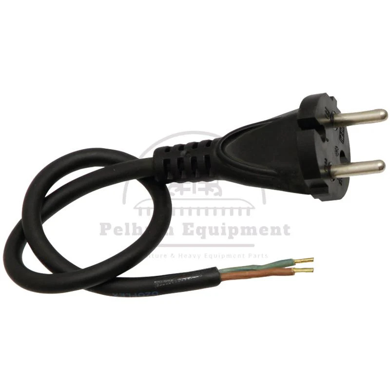 Black Equipment Cable 2x1mm² 2.2kW for Freund Metabo Little Wonder 9017414