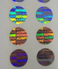 SV10 100 3/8″ SVAG Round Security Hologram Labels Tamper Evident Stickers