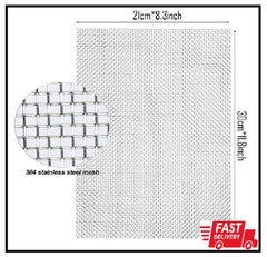 Wire Mesh Sheet Stainless Steel Woven Wire 5 Mesh No Rust Meshes Screen