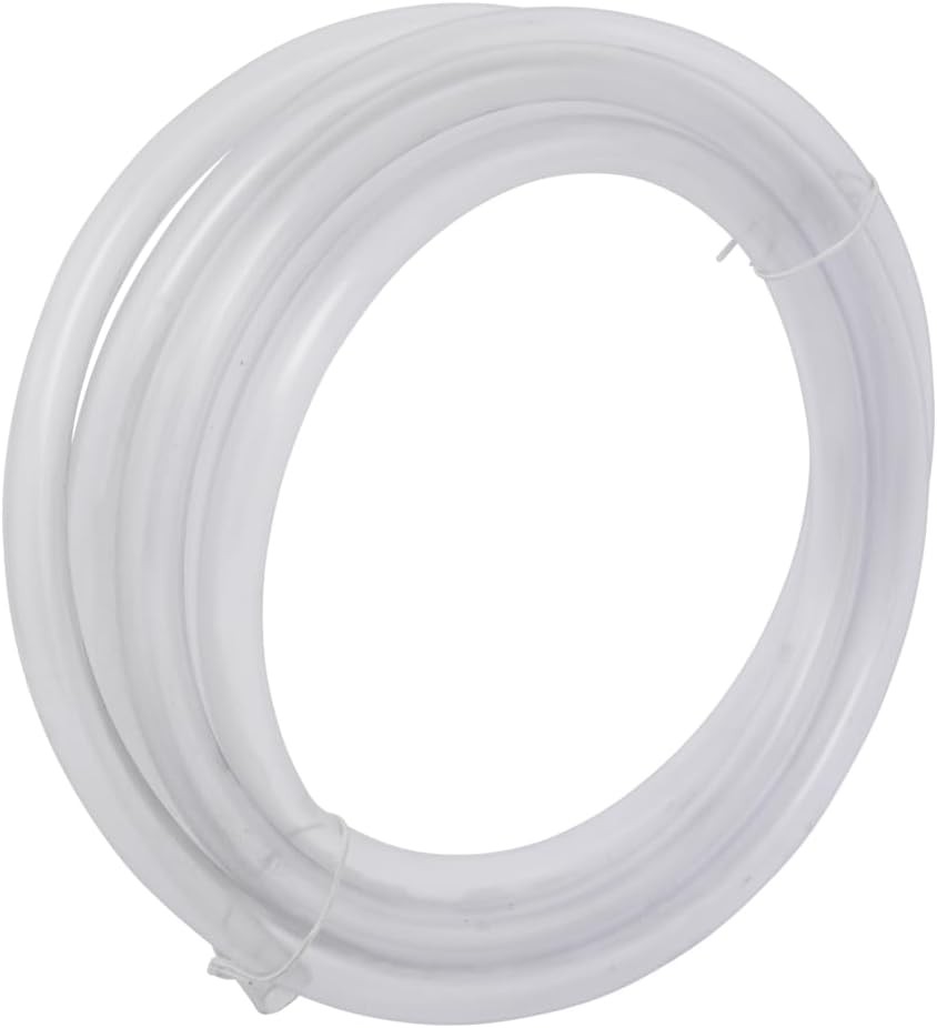 1/2 Inch ID 5/8 Inch OD PVC Clear Vinyl Tubing 10 Foot Length 98568