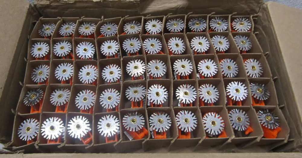 Reliable CV152128S9 F1 Res 49 Residential Fire Sprinkler Heads 155deg Lot of 98