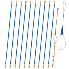 Practical Electrician Fiberglass Rod Glow Rods Wire Fishing Tools Cable Puller