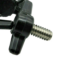 1/4″-20 X 1/2″ Thumb Screws Tee Wing Bolt Delrin Head SS USA 4 per package