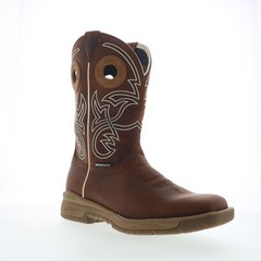Justin Boots Nitread Waterproof CR3200 Mens Brown Leather Work & Safety Boots 13