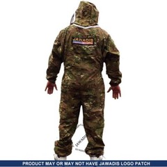 Medium Adult Beekeeper Full Bee Suit with Fence Veil – Camouflage Conceal Green