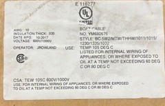 10 AWG HOOK UP WIRE (RED, GREEN, BLACK) , PVC (TC) 105/30