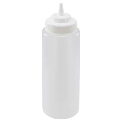 32 Oz. Clear Squeeze Bottles (6-Pack)