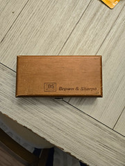 Brown & Sharpe Bestest Dial Test Indicator 7031-3 with Wooden Case