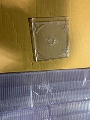 50 PCS NEW TOP QUALITY 3.5″ MINI DISC JEWEL CASE W FROSTY CLEAR TRAY, FREE SHIP