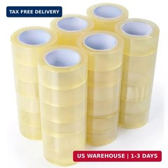 Clear Packing Tape 1 pcs. 2″ x 110 Yards, 1.8 MIL BOPP Transparent Shipping Tape