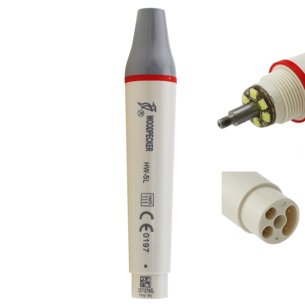 Woodpecker HW-5L Ultrasonic Scaler Handpiece With LED Fits UDS-A P E K N2 N3 LED