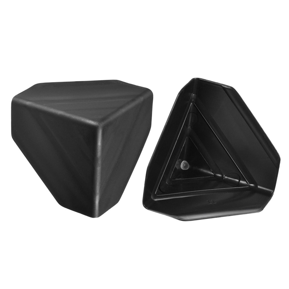 16Pack Corner Protector PP Plastic 3″ x 3″ x 3″ for Carton Black