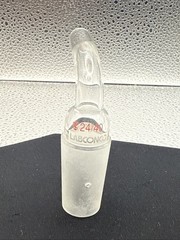 90° Borosilicate Glass Vacuum/Gas Adapter, 24/40 Joint, Lab Supply, Bent Inlet