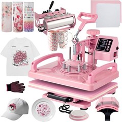5 in 1 Heat Press Machine Digital Transfer Sublimation T-Shirt /Mug/Plate Hat