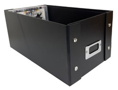 1 CheckOutStore Black Blu-ray Cases Storage Box (Holds 25 Cases) **1-3 DAYS