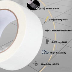 2 Inch X 40 Yards Double Sided Tape, Double Stick Tape, Poster Tape, Strong Adh