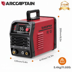 ARCCAPTAIN CUT50 HF-T Plasma Cutter, 50A High-Frequency Pilot Arc Plasma Cutting