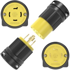 NEMA L14-20P / L14-20R Plug Cord Set 20A 125/250V Locking UL Listed / Generator