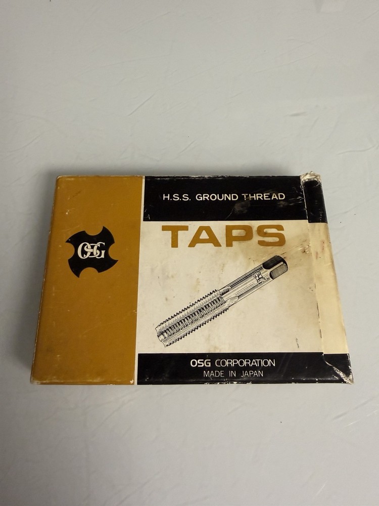 Vintage OSG HSS Ground Thread Taps 12 Pack 5/16” 24NF List 312 GH3 Japan