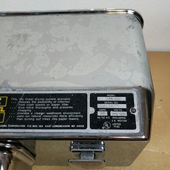 Vintage EXCEL Hand Dryer 1950s 60’s 110/120V Chrome Heater Commercial Bathroom