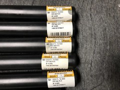 GUHRING 14.50 MM EXT LENGTH DRILLS HSS BLACK OXIDE LOT OF 6 NEW / UNUSED LATHE