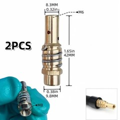 14pcs Mig Welding Nozzle Tips with Non-Stick Coating; Ceramic Welding Nozzle …