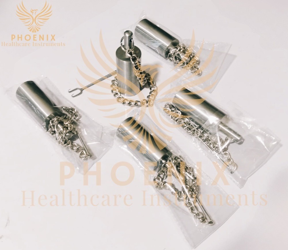 5 pcs set Cerkes Weighted Nasal Retractor Rhinoplasty Instruments German Quality