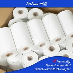 50 Thermal Receipt Paper Rolls, 3-1/8 Inch x 119 Feet