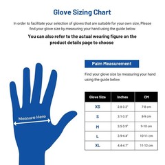 Black Nitrile Gloves Medium Bulk, Case of 1200, 3.5Mil, Latex Free Powder Free